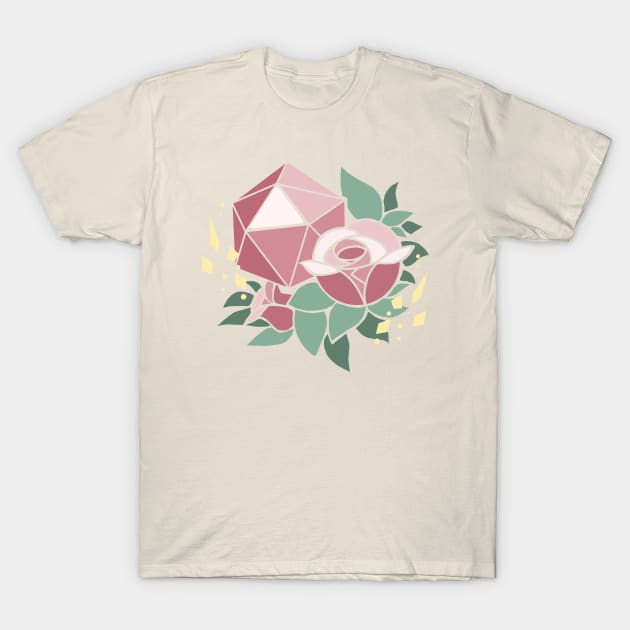 Pretty Poly Rose T-Shirt by thedicegoddess